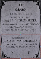 Stadtpfarrkirche 06 - Priestergrabtafel Eduard Würzburger