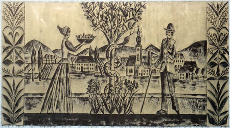 Haus Eder - Hausbild - Tor - Ornamentik