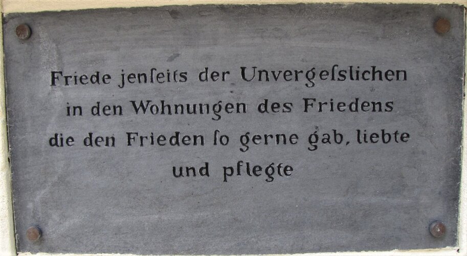 Sarkophag Gräfin von Mier