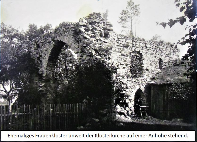 Klosterkirche Pulgarn - Grabplatte Agnes von Falkenberg im Kirchenraum
