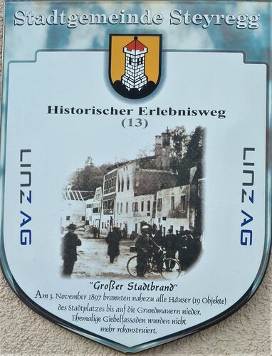 Historischer Erlebnisweg - (13) Großer Stadtbrand