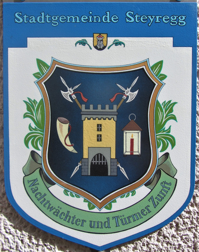 Historischer Erlebnisweg - (00) Nachtwächter von Steyregg - Zunftwappen