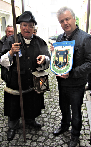 Historischer Erlebnisweg - (00) Nachtwächter von Steyregg - Zunftwappen