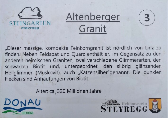 Steingarten Steyregg - (03) Altenberger Granit