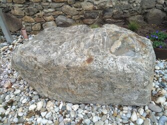 Steingarten Steyregg - (05) Migmatit mit Einschlüssen