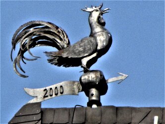 Wetterhahn auf dem Schloss