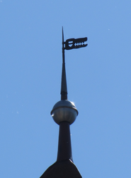 Windfahne auf Stadtturm
