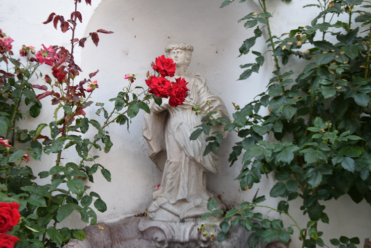 Heimathaus-Marienstatue