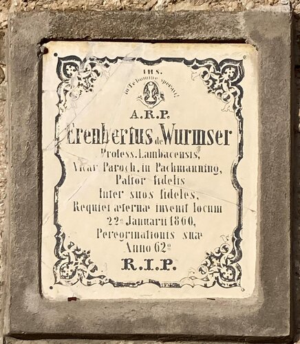 Grabtafel Erenbertus Wurmser
