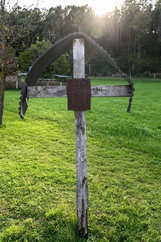 Wegkreuz in der unteren Au