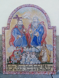 Liedering beim Grafen-Wandbild