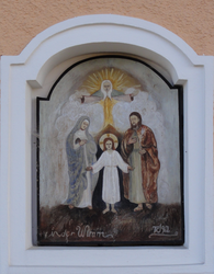 Wimmer in der Wim -Wandbild