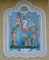 Michlhansl in Salling - Wandbild