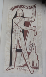 Feuerwehrdepot - Sgraffito