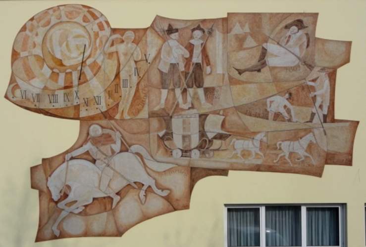 Raiffeisenkasse - Seccomalerei