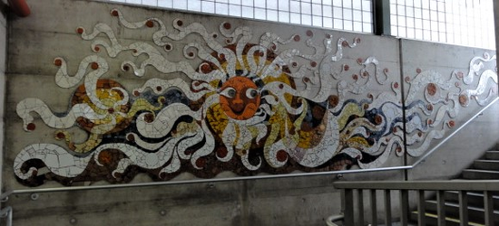 Bahnhof - Mosaik