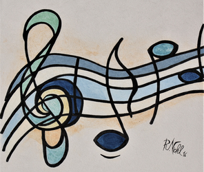 Musikheim - Wandbild 