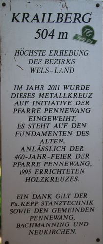 Gipfelkreuz Krailberg