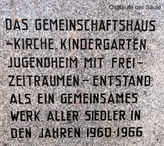 Erinnerungsmal Gutenbrunnsiedlung