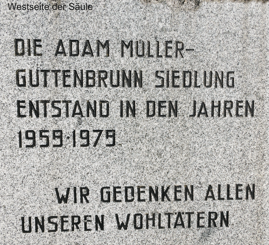 Erinnerungsmal Gutenbrunnsiedlung