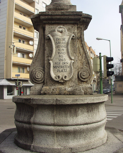 Mariensäule, Adlerstraße, Wels | © Steinerberger