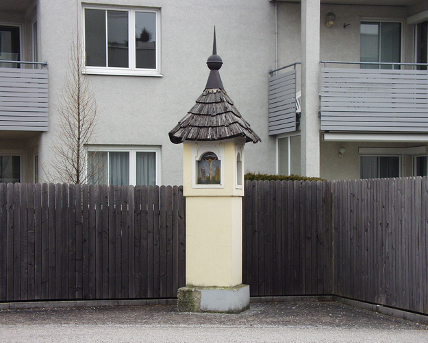 Galgenhügel, Bildstock, Römerstr, Wels | © Steinerberger