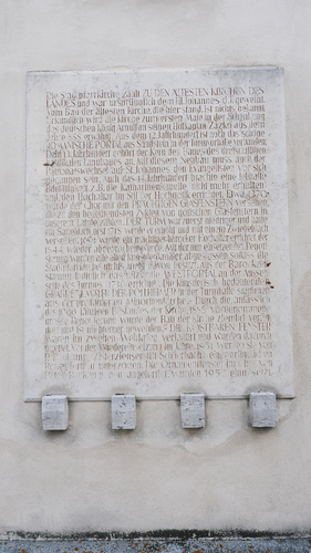 Gedenktafel - Stadtpfarrkirche, Wels | © Steinerberger