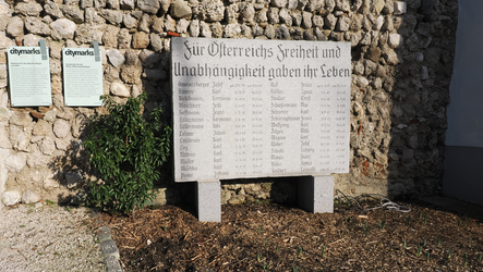 Denkmal Welser Gruppe, Pollheimerpark, Wels | © Steinerberger