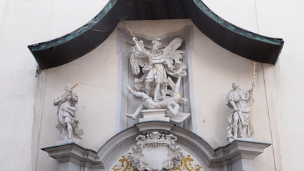 Stadtpfarrkirche Westeingang, Wels - Portalfiguren | © Steinerberger