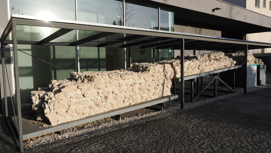 Römerturm-Ausgrabung, Volksbank, Roseggerstr, Wels | © Steinerberger