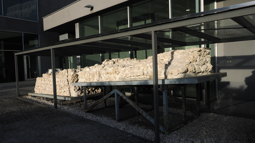 Römerturm-Ausgrabung, Volksbank, Roseggerstr, Wels | © Steinerberger