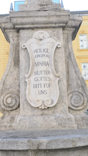 Mariensäule, Adlerstraße, Wels | © Steinerberger