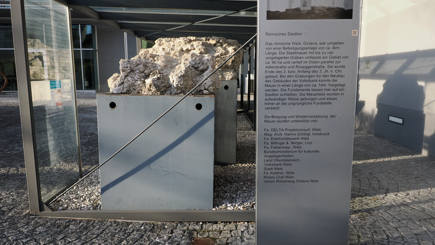 Römerturm-Ausgrabung, Volksbank, Roseggerstr, Wels | © Steinerberger