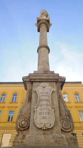 Mariensäule, Adlerstraße, Wels | © Steinerberger