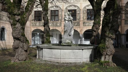 Neptunbrunnen, Schloss Puchberg, Wels | © Steinerberger