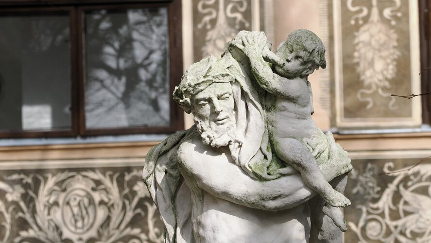 Neptunbrunnen, Schloss Puchberg, Wels | © Steinerberger