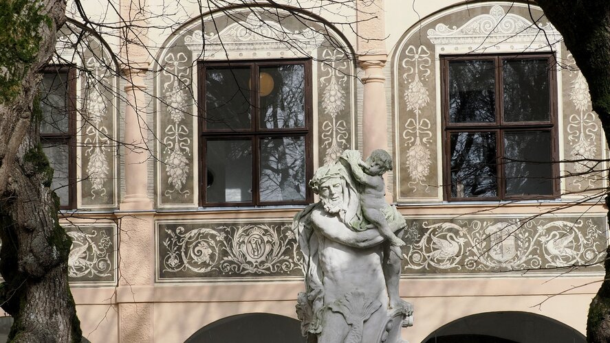 Neptunbrunnen, Schloss Puchberg, Wels | © Steinerberger