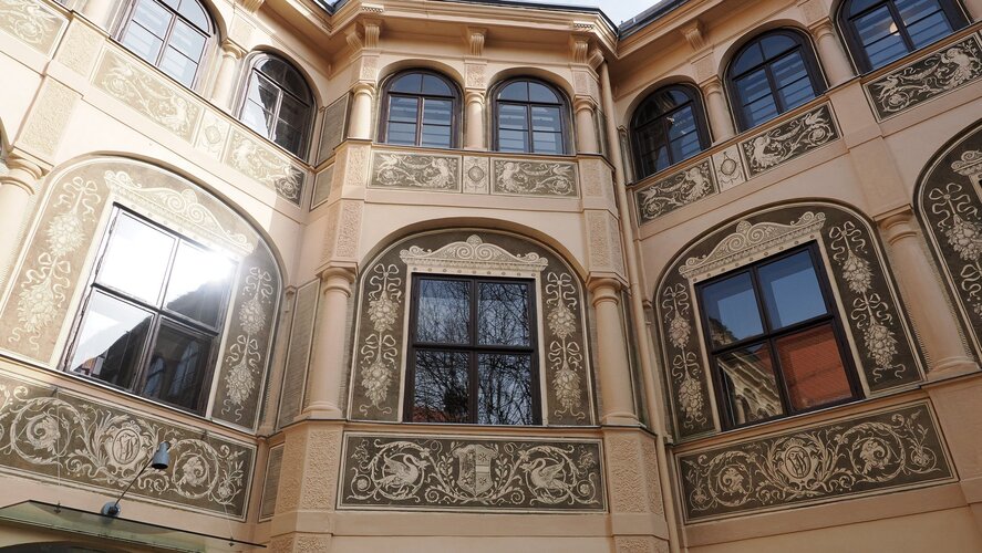 Sgraffiti, Schloss Puchberg, Wels | © Steinerberger