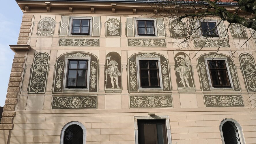 Sgraffiti, Schloss Puchberg, Wels | © Steinerberger