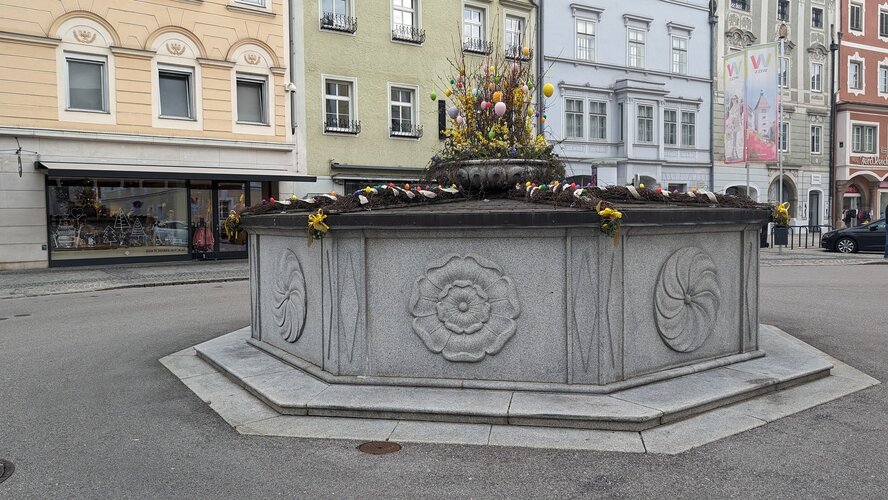 Stadtbrunnen (oberer)_Stadtplatz, Wels | © Steinerberger