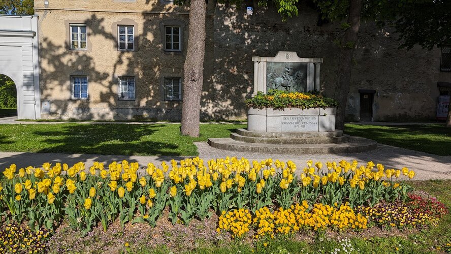 Dragoner-Denkmal, Pollheimerpark, Wels | © Steinerberger
