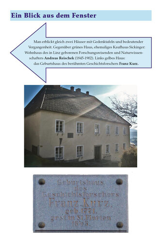 Tafel: Ein Blick aus dem Fenster