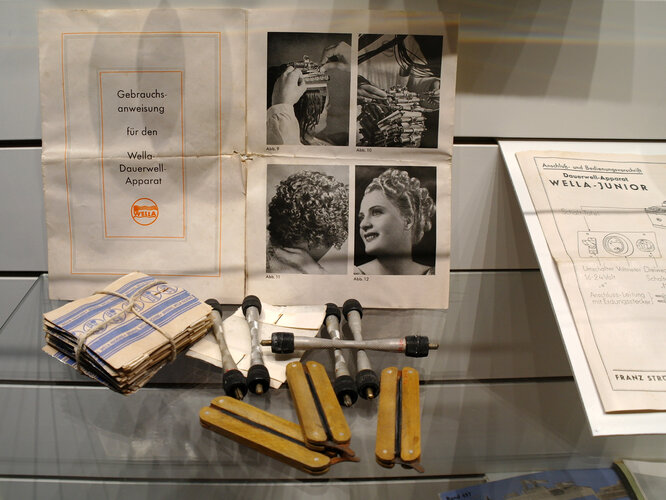 Lockenwickler und Gebrauchsanweisung