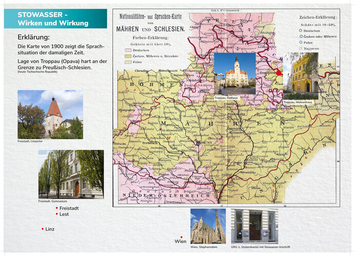 Karte zur Lage von Troppau | © Wolfgang Harant (Fotos)