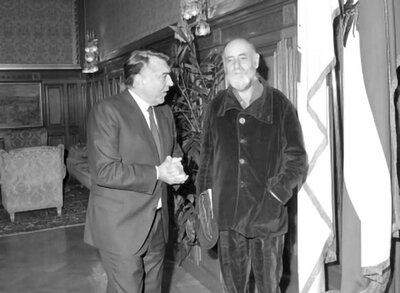 Helmut Zilk und Friedensreich Hundertwasser | © CC BY-NC-ND 4.0 