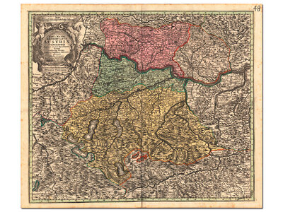Nova Mappa Archiducatus Austriae superioris | © gemeinfrei