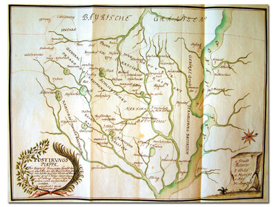 Postierungskarte aus Hohenecks Komissions-Relation | © gemeinfrei