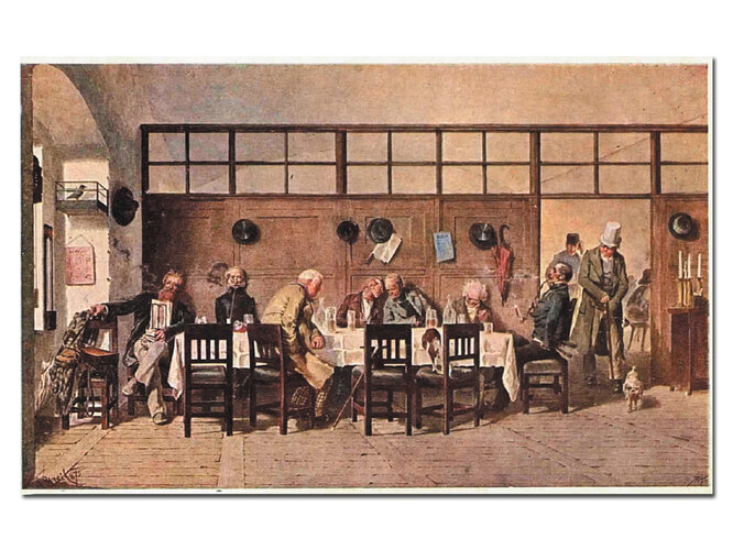 Der gestörte Stammtisch | © gemeinfrei