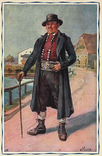 Innviertler Tracht um 1820 | © gemeinfrei