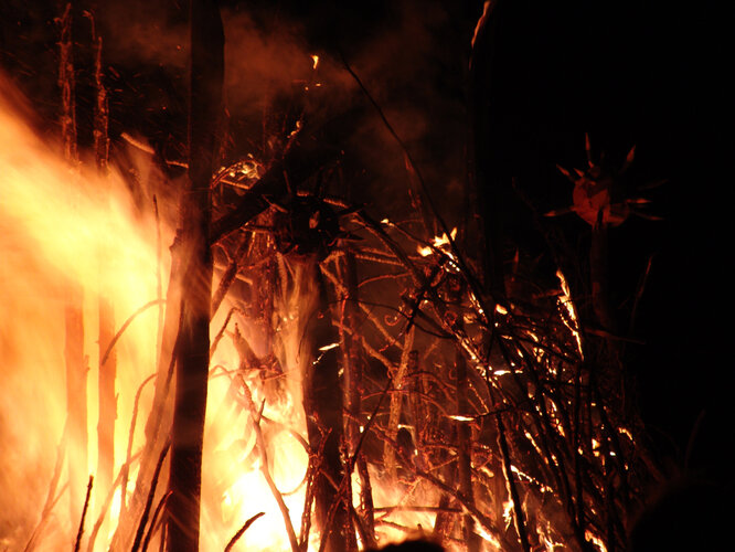 Höhenfeuer am Schulterberg